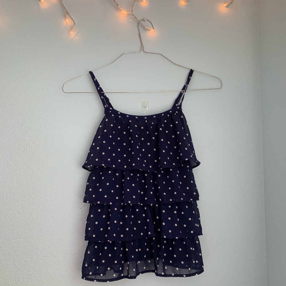 Kids polka dot tank